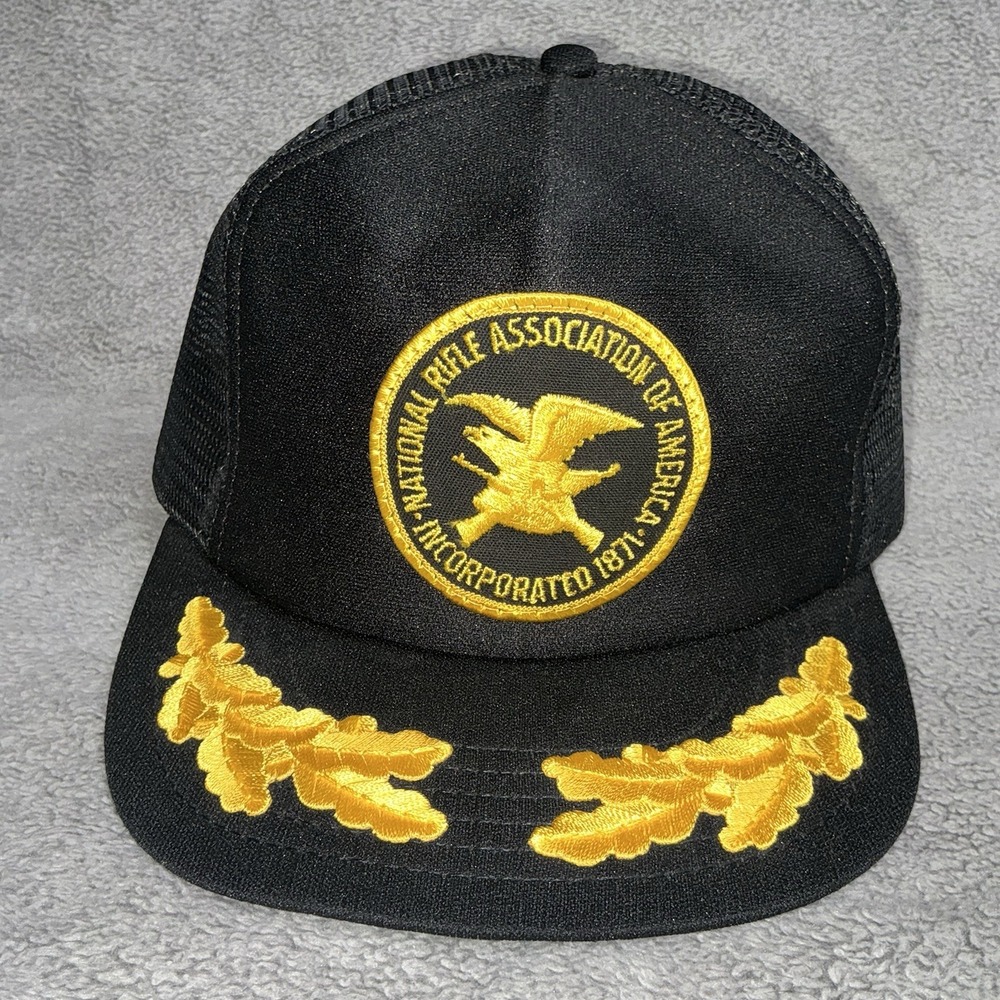 NRA Incorporated 1871 Mesh Back Trucker Foam Hat Excellent condition Made In USA